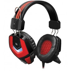 Гарнитура Defender Ridley, Черно-красный, Garnitura 32ohm, 20-20000Hz, 105dB, 2.2m, black-red, + crossout code (64542)