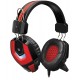 Гарнитура Defender Ridley, Черно-красный, Garnitura 32ohm, 20-20000Hz, 105dB, 2.2m, black-red, + crossout code (64542)