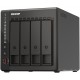 Сетевое оборудование QNAP TS-453E-8G EU-RU Сетевой RAID-накопитель, 4 отсека 3,5"/2,5", 2 порта 2,5 GbE BASE-T, 2 HDMI-порта. Intel Celeron J6412 2,0 ГГц (2,6 ГГц), 8 ГБ. (TS-453E-8G)