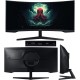 Монитор 34" SAMSUNG Odyssey G5 LC34G55TWWIXCI VA 3440x1440 165GHz 1мс 250кд/м2 2500:1 1xHDMI 1xDP