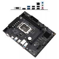 Материнская плата MaxSun Challenger B760M-F, MB Socket1700, MATX, iB760 (VGA+HDMI), 2DDR4, PCIx16, PCIx1