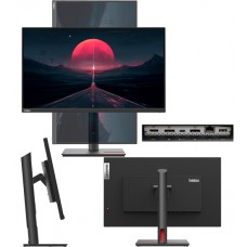 Монитор Lenovo ThinkVision T27h-30 (63A3GAT1EU), LCD 27" 2560x1440 IPS (LED), 4ms, 350 cd/m2, 1000:1, DP/HDMI