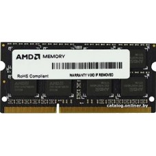 Оперативная память для ноутбука 8Gb DDR3 1333MHz AMD Radeon R3 Value Series R338G1339S2S-U Retail