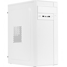 Корпус ATX midi tower Qmax H201W, (Без Б/П), белый, Case white