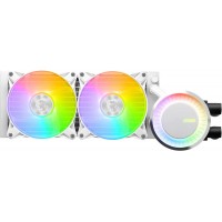 Водяное охлаждение для CPU MSI MAG CORELIQUID E240 WHITE. Socket Intel/AMD, 4pin, Fan 2x120см, ARGB