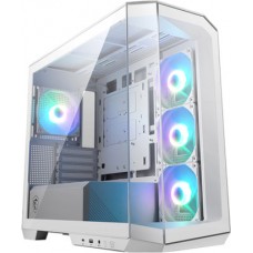 Компьютерный корпус MSI MAG PANO M100R PZ mATX/ITX 1x3.5"/2.5", USB 3.2 Type-A White