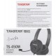 Наушники Takstar TS-450M, Headphone 24 Ohm, 20-20000Hz, 97dB, 1.6m cable, black
