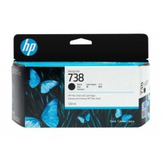 HP 498N4A 738 130-ml Black DesignJet Ink Cartridge  for DesignJet T850 130 ml.