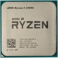 Процессор AMD Ryzen 5 2400G 3,6ГГц (3,9ГГц Turbo) Raven Ridge 4/8 2MB L2 4MB L3 65W VEGA AM4 OEM
