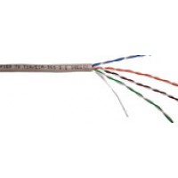 Кабель TWT UTP, 4 пары, Кат.5e, PVC, серый, 305 метров (TWT-5EUTP)