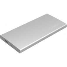 Внешний корпус SSD M.2 ORICO DM2-RC3-SV 2xSSD<USB3.1 Type-C, RAID, 10 Гбит/с, 124*57*10mm SILVER>