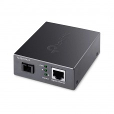 Оптический медиаконвертер GbE WDM TP-LINK FC311A-2 <1000BASE-TX to 1000BASE-FX, 1 оптоволоконный разъём SC 1000 Мбит/с, 1 порт RJ45 GbE, TX:1550nm, RX:1310nm, дальность до 2 км>
