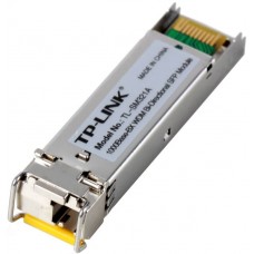 Оптический транссивер GbE SFP WDM TP-Link TL-SM321A <1000Base-BX двунаправленный оптический WDM-трансивер, интерфейс LC Simplex, 9/125 мкм одномод, TX:1550nm/RX:1310nm, 1,25 Гбит/с, до 20 км при использовании оптического волокна 9/125 мкм, рабочая темп
