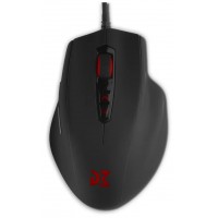 Мышь Dream Machines DM2 Comfy BLACK <Матовое покрытие, Оптический сенсор PMW3310DH, Плетеный шнур 1.8 m USB 5000 dpi>