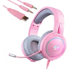 Наушники  Redragon Mento, 118db, 20-20000Hz, 1.8m, Pink, (71763)
