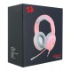 Наушники  Redragon Mento, 118db, 20-20000Hz, 1.8m, Pink, (71763)