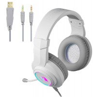 Наушники  Redragon Hylas, 16ohm, 20-20000Hz, 1.8m, White (70840)