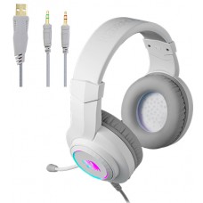 Наушники  Redragon Hylas, 16ohm, 20-20000Hz, 1.8m, White (70840)
