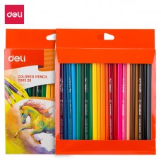 Карандаши цветные Deli "ColoRun", 24 цвета, картон