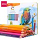 Карандаши цветные Deli "Color Emotion", 24 цвета, в метал. коробке