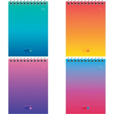 Блокнот  BG "Bright monocolor" на спирали, А6, 60 листов в клетку