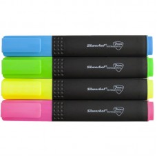 Набор текстовыделителей  Silwerhof Prime+, 4 цвета, 1 - 4 мм