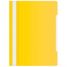 Папка-скоросшиватель Бюрократ, А4, 160 мкм, желтая