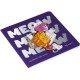 Записная книжка MESHU "Meow" 170х170 мм, 40 л, soft-touch, без линовки, 80г/м2, на скрепке