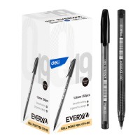 Ручка шариковая DELI "Every", 1 мм, черная