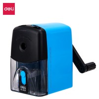 Точилка DELI "Е0635" механическая, с контейнером, ассорти