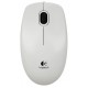 Мышь Logitech B100 White (белая, оптическая 800dpi, USB, 1.8м) (M/N: M-U0026) (910-003360)