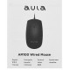 Мышь Aula AM100, Mouse Optical 1200 dpi, USB, 3 button, black