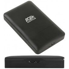 Коробка для 2,5" жестких дисков Agestar 3UBCP3, Черный, External Case SATA to USB 3.1, power via USB, black