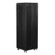 Шкаф 19" Business, 42U 600x800, черный, передняя дверь стекло, задняя дверь распашная металл (TWT-CBB-42U-6x8-G1)