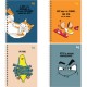 Записная книжка BG "Цитата дня" А6, 80 листов на гребне, матовая ламинация, клетка (025-12783)
