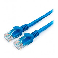 Патч-корд Cablexpert PP6U-0.25M/B, синий, Cable Patch cord UTP 6-Cat 0.25 m