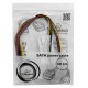 Конвертер Molex 4pin-2 x Sata power, Cable internal SATA, for 2 HDD, Cablepert CC-SATA-PSY-0.3M