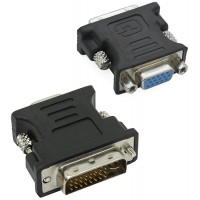 Конвертер DVI-A male -> D-Sub (VGA) female, Converter Cablexpert [A-DVI-VGA-BK]