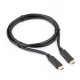 Кабель USB, Cablexpert CCP-USB3.1-CMCM-1M, Cable Type C - Type C, 1м, USB 3.1, PD/QC3.0, 3A/36W, black