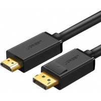 Кабель Ugreen DP101 DP Male To HDMI Male Cable 1.5M, 10239