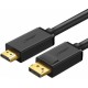 Кабель Ugreen DP101 DP Male To HDMI Male Cable 1.5M, 10239