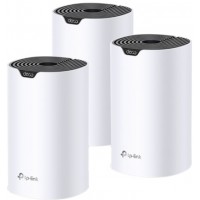 Домашняя Mesh Wi-Fi система GbE AC1200 Tp-Link Deco S4 (3 устройства) <Бесшовный роуминг, 867Mbps 5Ghz + 300Mbps 2.4Ghz, 802.11ac/a/b/g/n, 2 гигабитных порта LAN/WAN>