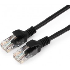 Патч-корд UTP Cablexpert PP12-15M/BK кат.5e, 15м, литой, многожильный (чёрный)