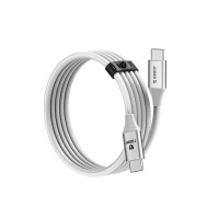 Кабель TypeC ORICO CDX-100CC-WH-BP <1М, PD100W, White>