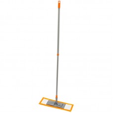 Швабра OfficeClean Professional, телескопическая рукоятка 120 см, флаундер 40 см, МОП микрофибра  (025-303073)
