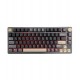 Клавиатура USB, Royal Kludge RKM75, KeyBoard mechanical, Brown switch, 81 keys, 2,4/BT/cable, Phantom