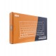 Клавиатура USB, Royal Kludge RK N80, KeyBoard mechanical, Red switch, 80 keys, 2,4/BT/cable, LCD, Pearly Dawn