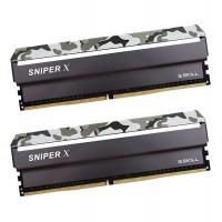 Комплект модулей памяти G.Skill Sniper X F4-3200C16D-32GSXFB, DDR4, 32 GB, Urban Camo, DIMM kit  (2x16GB)