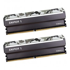 Комплект модулей памяти G.Skill Sniper X F4-3200C16D-32GSXFB, DDR4, 32 GB, Urban Camo, DIMM kit  (2x16GB)