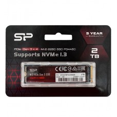 Твердотельный накопитель SSD M.2 PCIe Silicon Power A80, SP002TBP34A80M28, 2TB, 2 TB NVMe 1.3